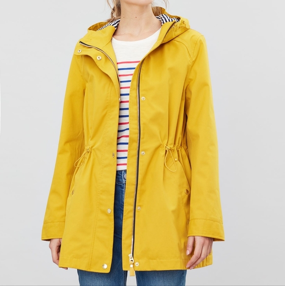 Joules Jackets & Coats Nwt Joules Yellow Antique Gold Shoreside